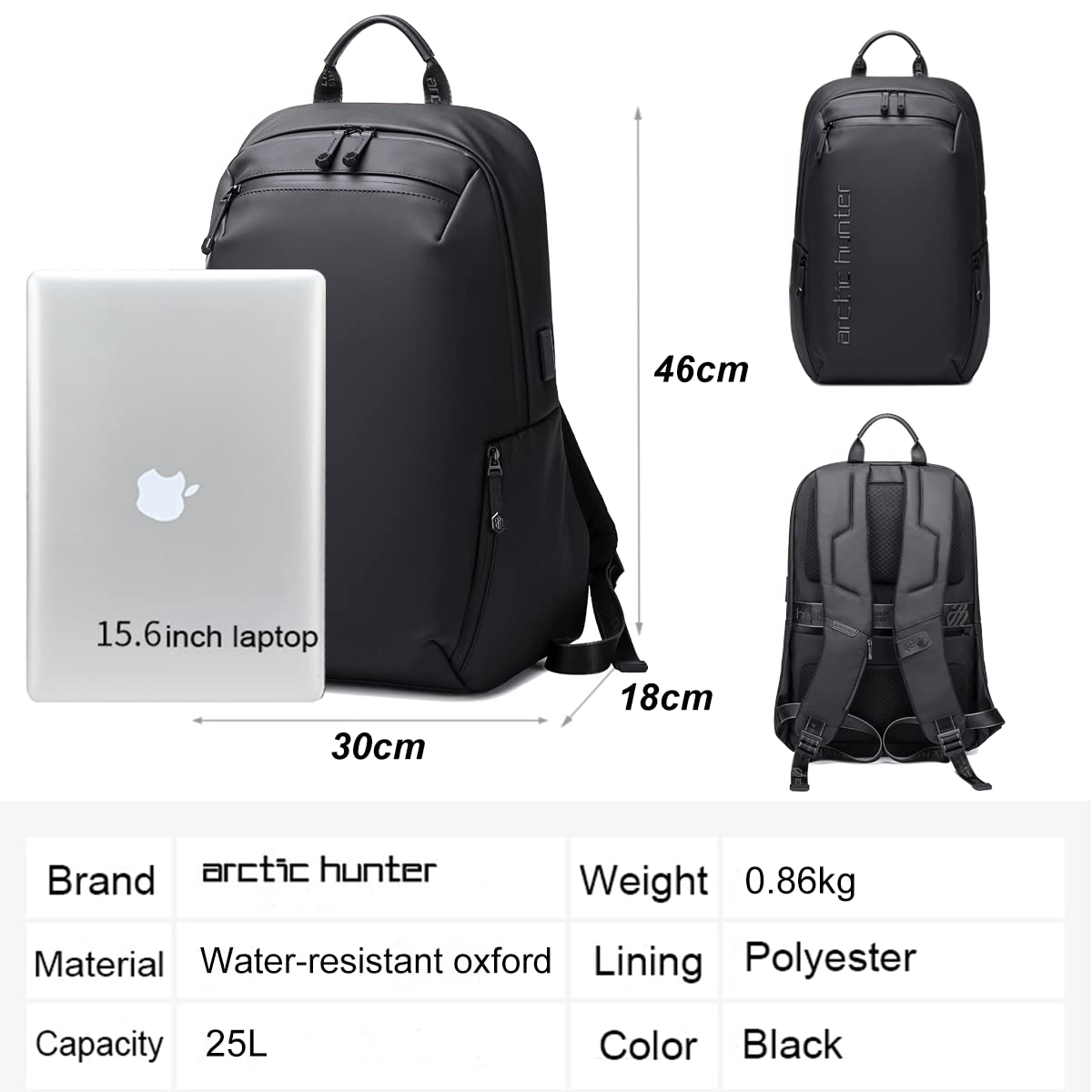 Arctic Hunter Backpack,Laptop Bag for Men Business Laptop Backpack