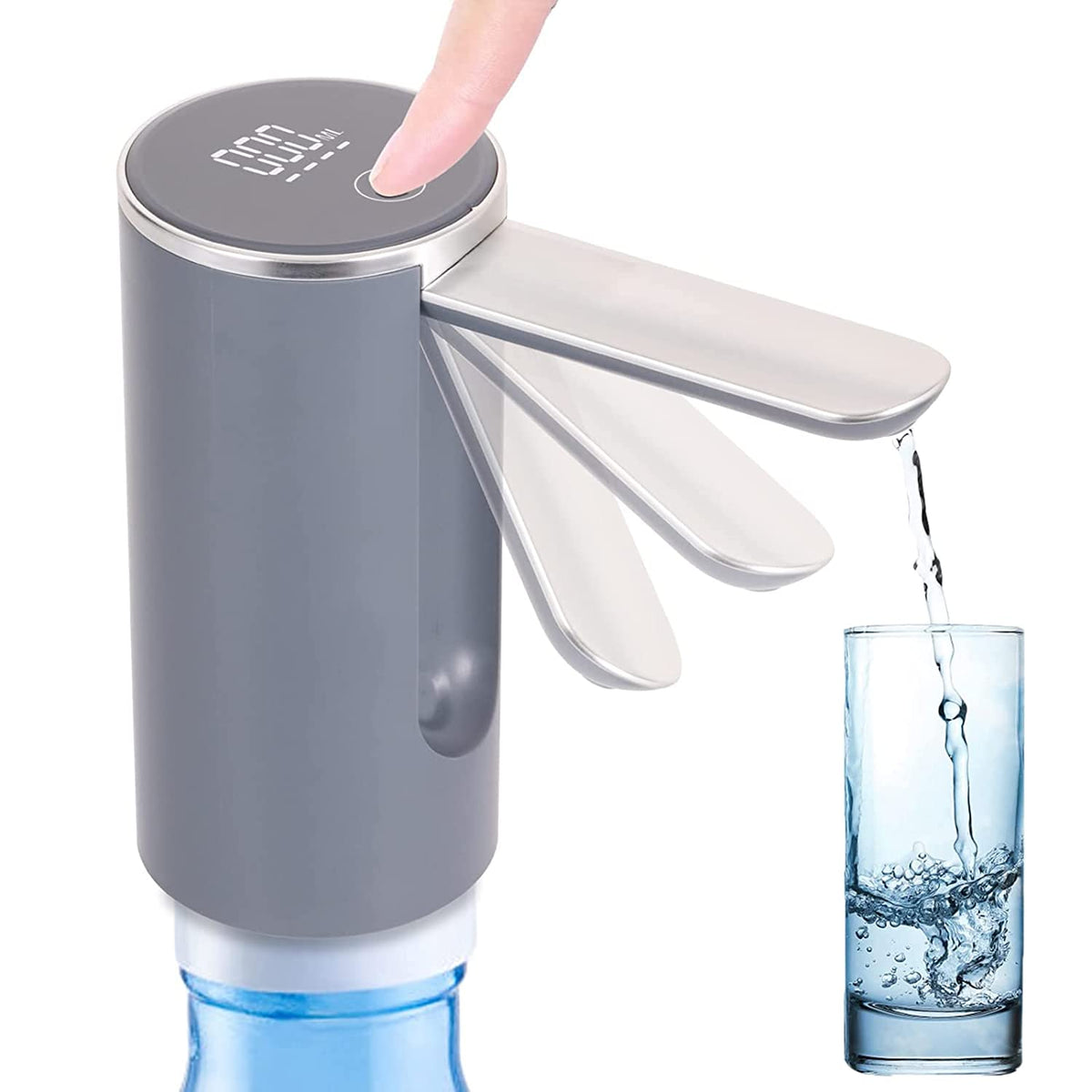 Hoteon Water Dispenser Pump, Foldable Automatic Can Water Bottle Pump
