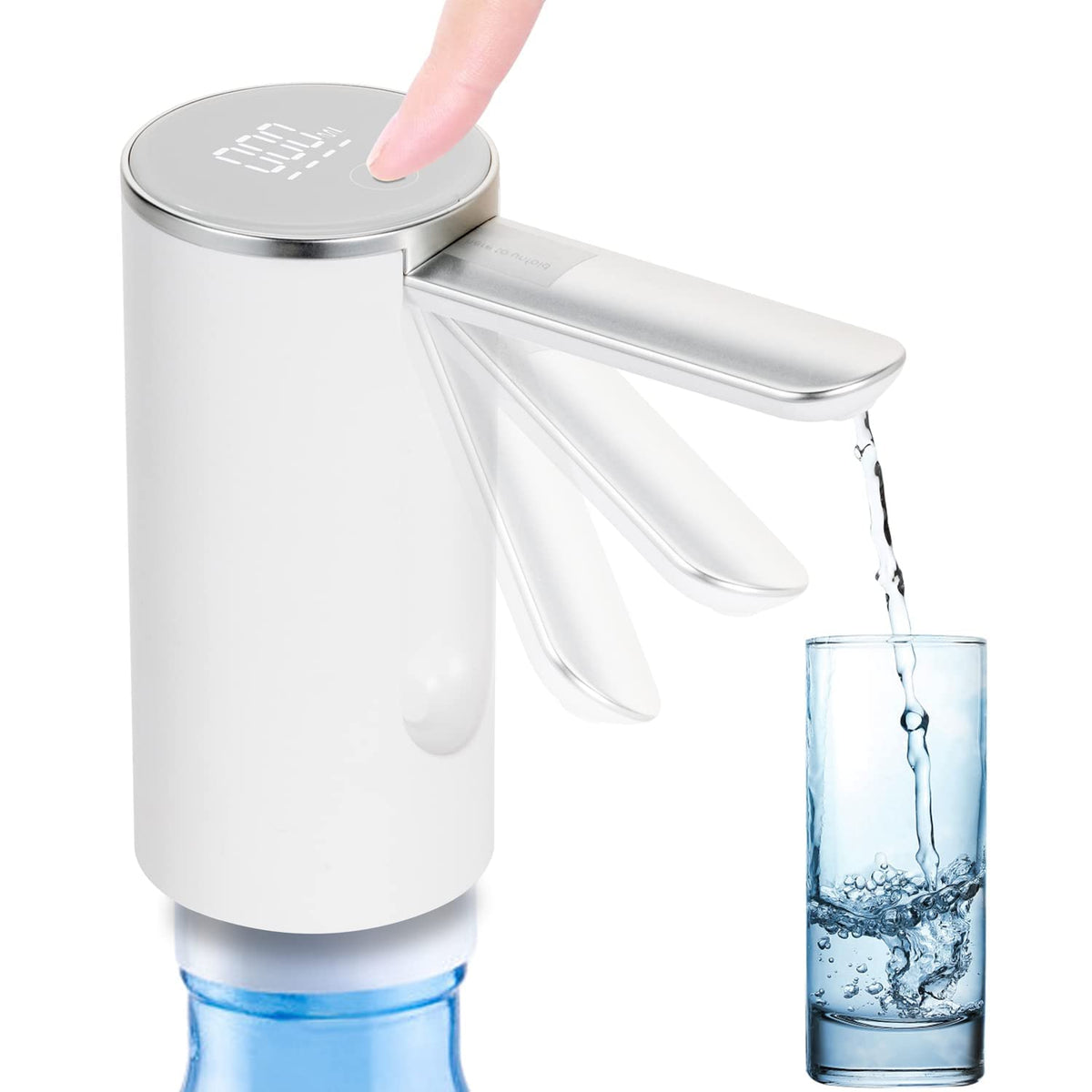 Hoteon Water Dispenser Pump, Foldable Automatic Can Water Bottle Pump