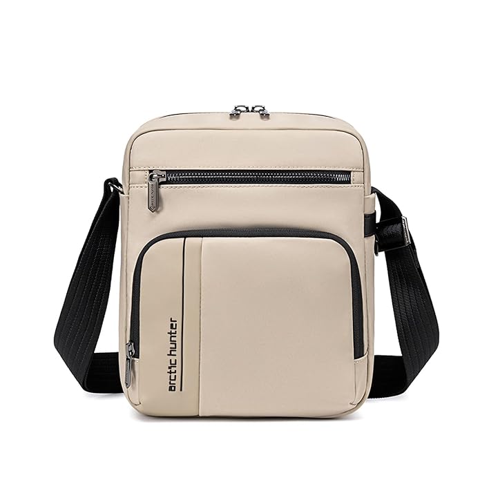 crossbody bags for travel men Arctic Hunter Sling Bag for Men Medium Side Bag Nylon Messenger Bag fo – Hoteonlife