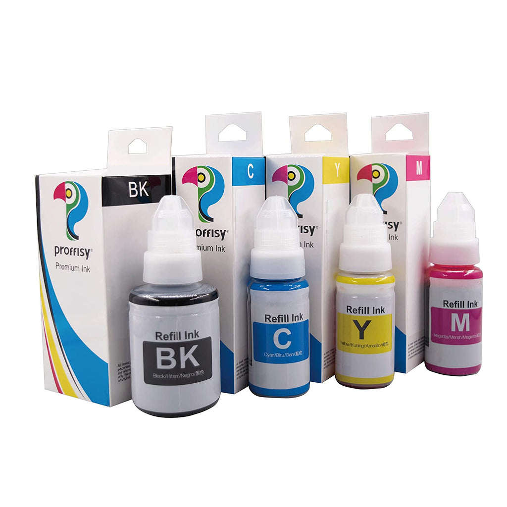 Proffisy GI 790 Ink Refill for Canon PIXMA G1000(4 Colors)