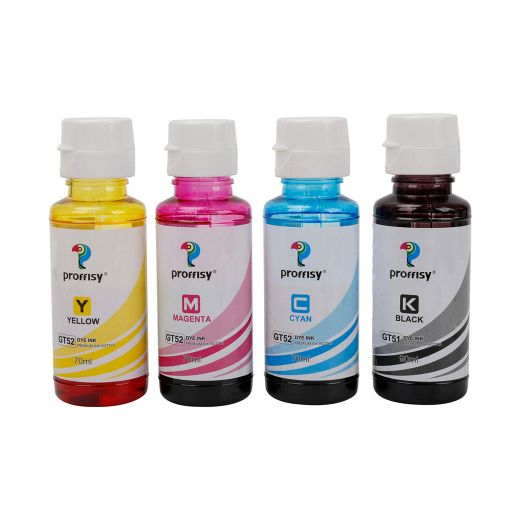 Proffisy GT51 GT52 Ink Refill for HP GT5810(4 Colors)