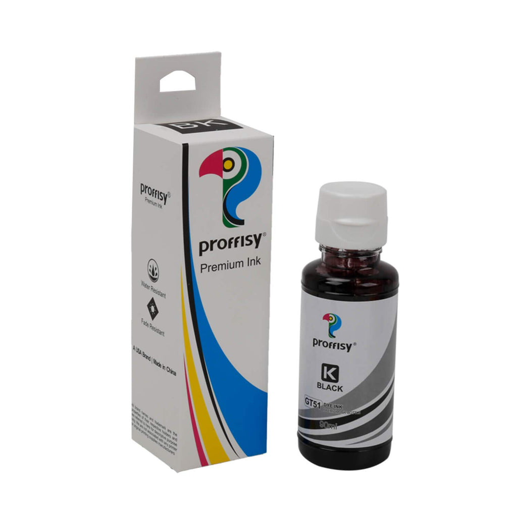 Proffisy GT51 GT52 Ink Refill for HP GT5810(Black 1 Pcs)