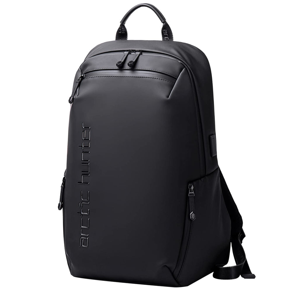 Arctic Hunter Backpack,Laptop Bag for Men Business Laptop Backpack for 15.6 Inch Laptop Water-resistant&Anti-theft Bag with USB Charging Port for School Travel Business, Black(AH-B00423 Laptop Bag-Black)
