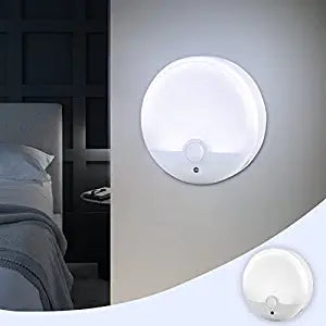 Hoteon Rechargeable Motion Sensor Light, Cordless USB Charging Closet Light, LED Magnet Stick-on Stair Light with Dusk to Dawn Sensor, Wall Lights for Home, Stairs, Hallway, 5200K Cold Light (1 Pack)