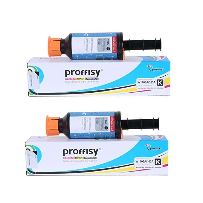 proffisy 103A Toner Cartridge for HP 103A, 103A Toner Reload Kit for HP Neverstop Laser MFP 1200w, Neverstop Laser MFP 1200a, Neverstop Laser 1000a, Neverstop Laser 1000w (2 pcs)