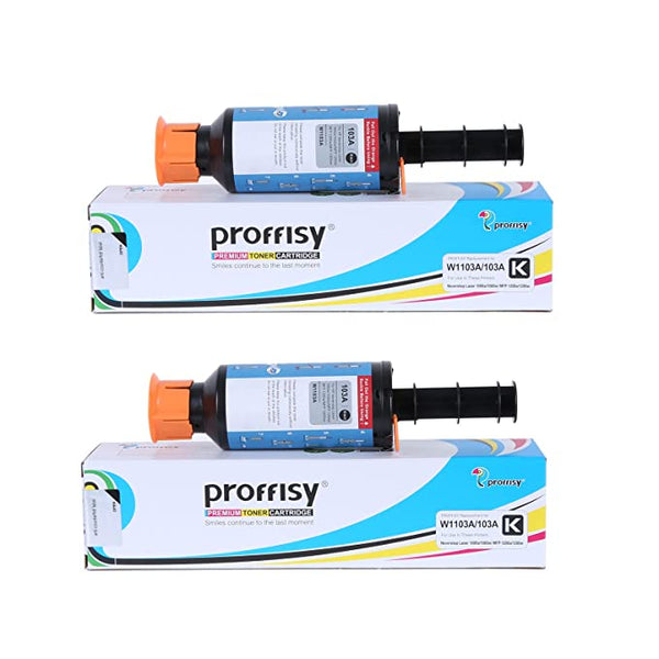 proffisy 103A Toner Cartridge for HP 103A, 103A Toner Reload Kit for HP Neverstop Laser MFP 1200w, Neverstop Laser MFP 1200a, Neverstop Laser 1000a, Neverstop Laser 1000w (2 pcs)