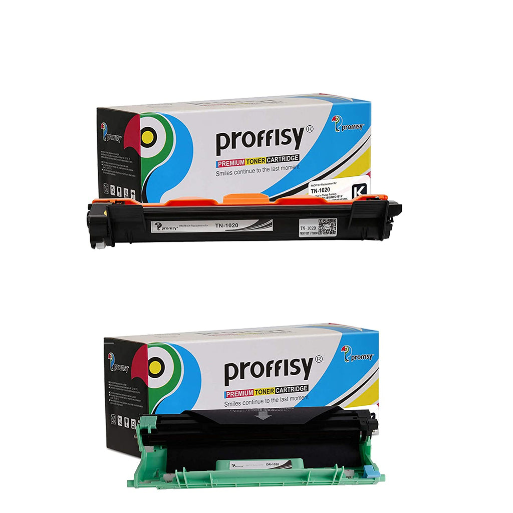 Proffisy TN 1020 Toner Cartridge + DR 1020 Drum for Brother
