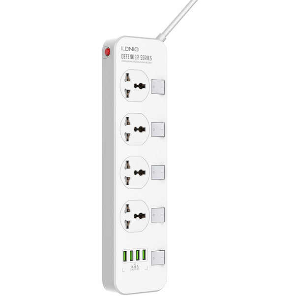 Hoteon LDNIO 4408 Extension Cord(White)