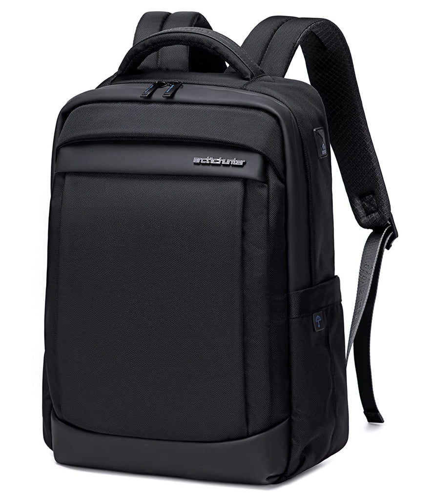 Arctic Hunter Slim Backpack Business Anti-Theft Laptop Bag for Men Lightweight Padded Backpack for 15.6-inch Laptop (AH-B00478 Laptop Bag-Black)
