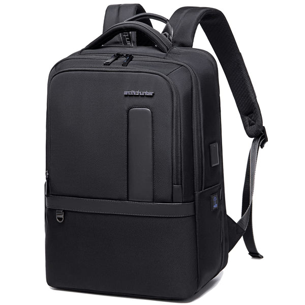 Arctic Hunter Laptop Bag Expandable Backpack for 16 inch Lapotp 40L Travel Backpack Water-resistant Business School Backpack with USB Port for Men and Women,Black (B00490)