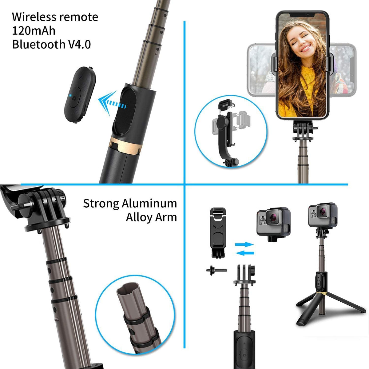 Mobilife Q03 Bluetooth Selfie Stick Tripod – Hoteonlife
