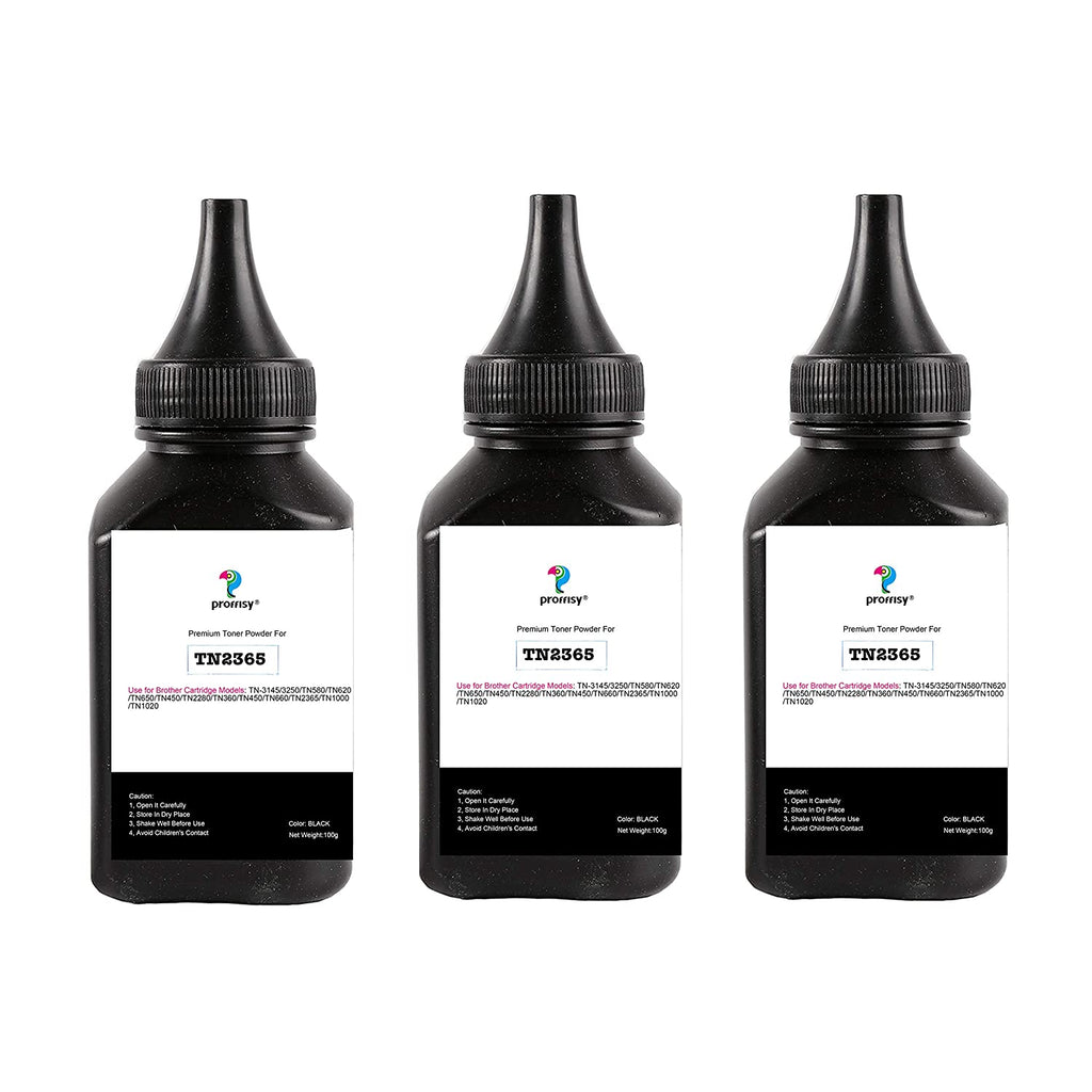 Proffisy Toner Powder Refill for Brother TN B021(100gm, Pack of 3)
