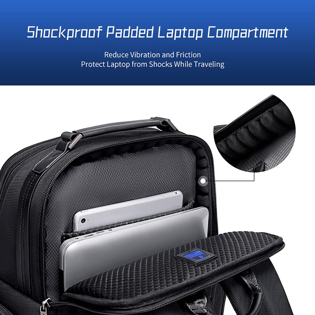 backpack with shockproof laptop compartment Arctic Hunter Backpack,30L Travel Laptop Bag with 15.6-inch Laptop Poc –  Hoteonlife