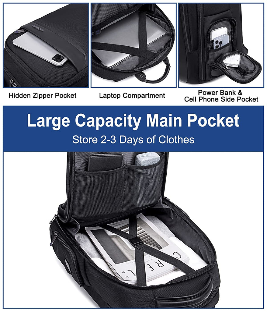 big backpack with laptop compartment Arctic Hunter Backpack Office Travel Laptop Bag for Men 45L Large Back –  Hoteonlife
