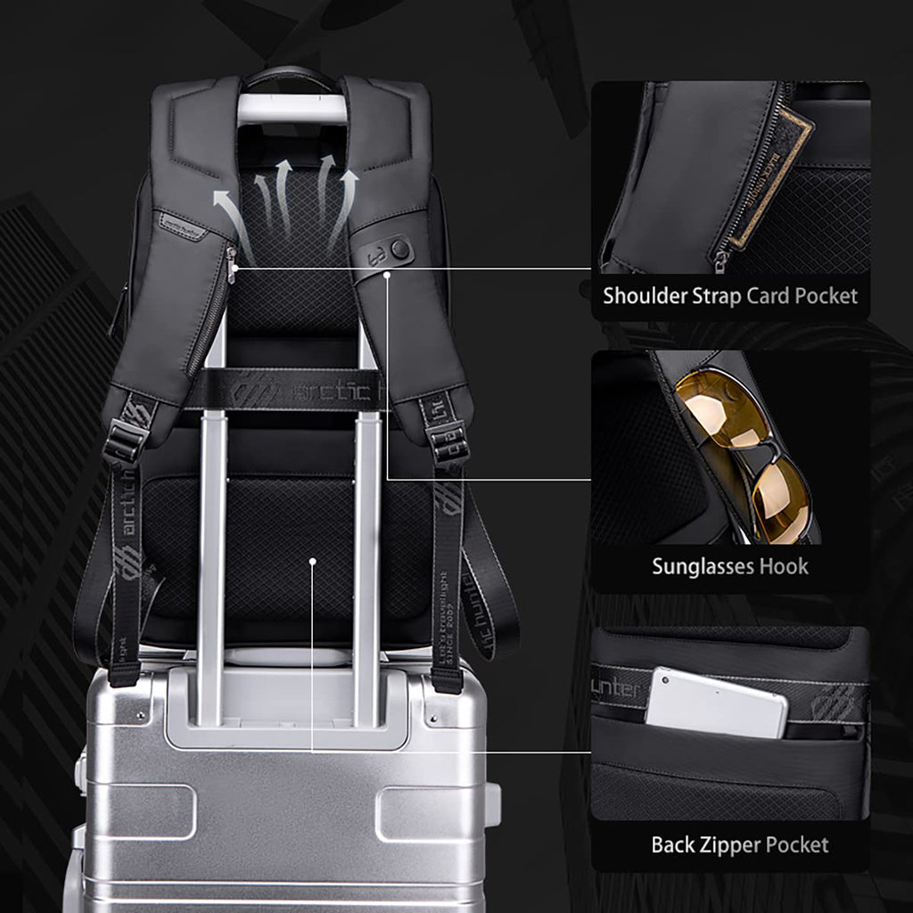 arctic hunter anti-theft 15.6 laptop backpack Arctic Hunter Laptop Bag,Stylish Backpack for Men with USB Charging Po – Hoteonlife