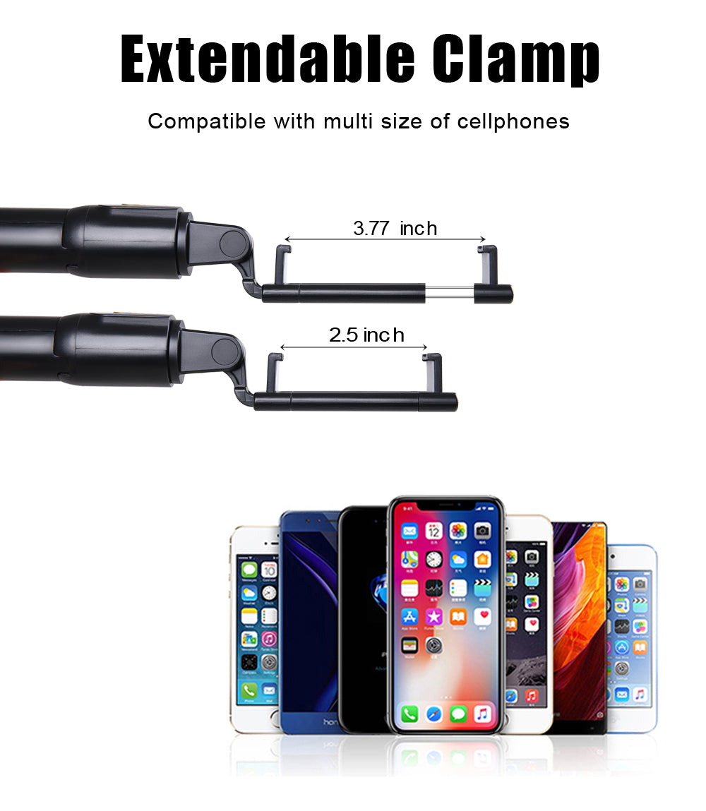 Mobilife K07 Bluetooth Extendable Selfie Stick(Black)