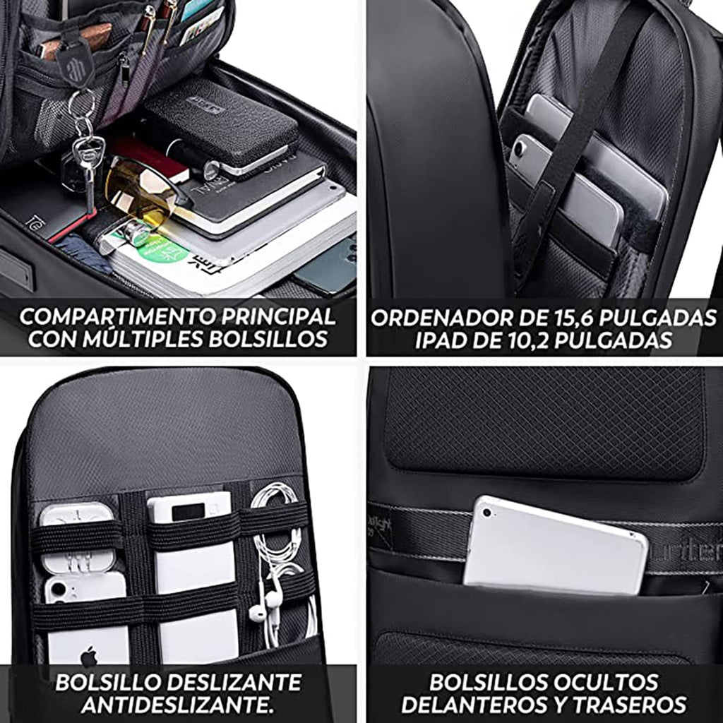 Arctic Hunter Laptop Bag,Stylish Backpack for Men with USB Charging Po ...