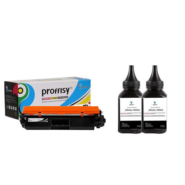 Proffisy 30A Toner Cartridge for HP CF230A(With Chip+ 2 Toner powder)