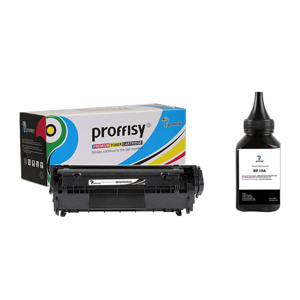Proffisy 303 Toner Cartridge for Canon 303(Easy Refill + Powder)