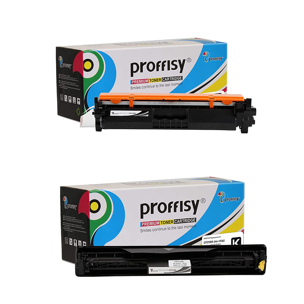 Proffisy 18A Toner Cartridge for HP CF218A(18A With chip + 19A With chip)