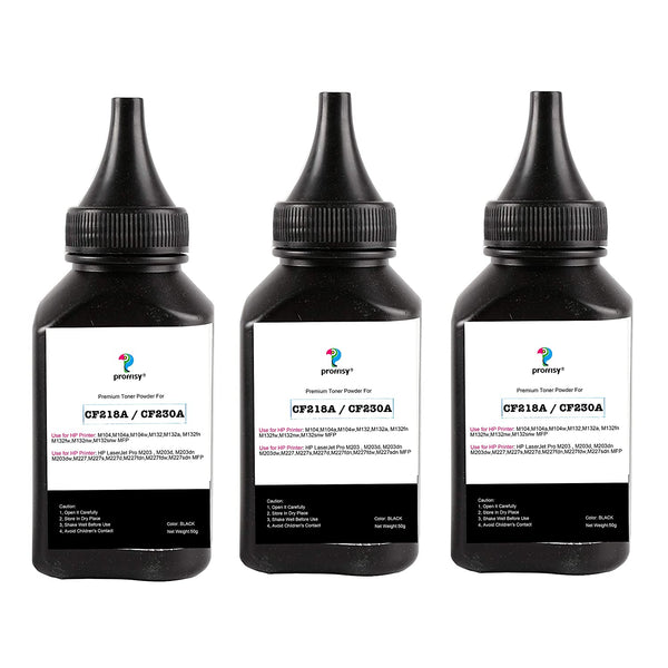 Proffisy 18A Toner Powder Refill(50gm, Black 3 Pc)